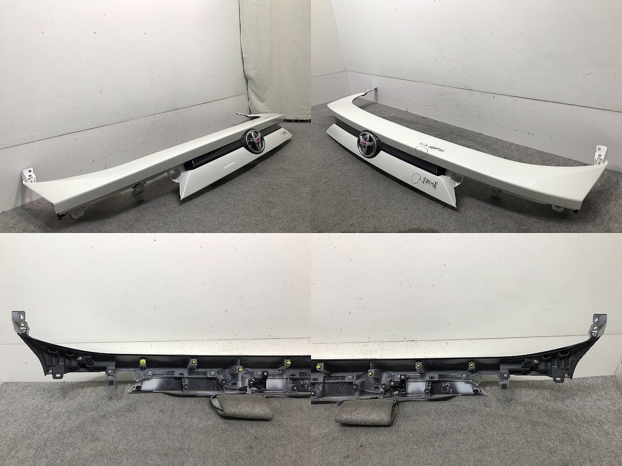 ハリアー ハイブリッド 60系/ZSU60W/ZSU65W/ASU60W/65W/AVU65W 純正 リアガーニッシュ フィニッシャー 76801-48381/76811-48291(111752)