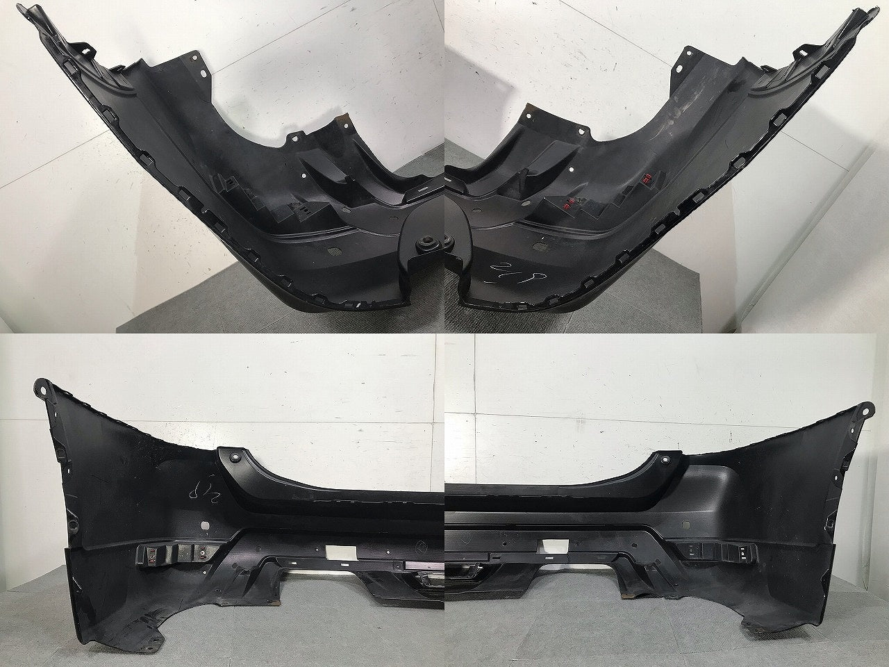 X-TRAIL/エクストレイル T32/NT32/HT32/HNT32 純正 後期 リアバンパー 85022 6FR0H ダイヤモンドブラック カラーNo.G41 日産(111819)