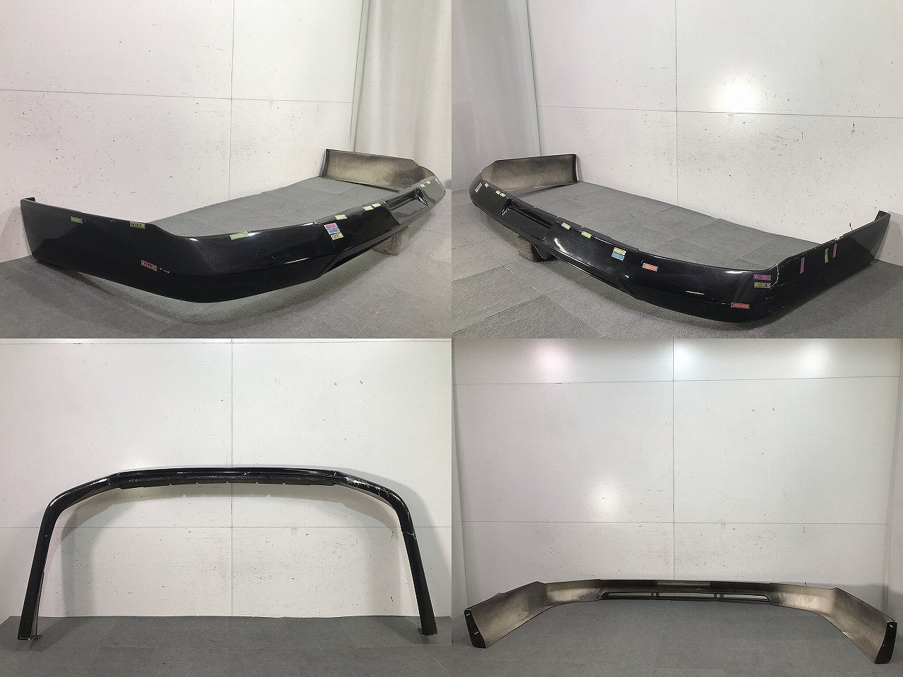 ハイエース/レジアスエース 200系 ワイド 社外 フロントスポイラー FRP 黒 トヨタ(111839)