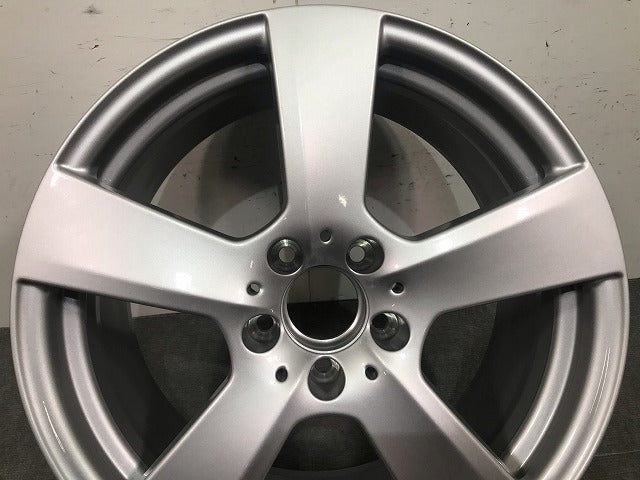 新品! Eクラス/クーペ W207/C207/A207 純正 ホイール 1本のみ 18ｘ8.5J/ET49/5穴/PCD112/ハブ径65mm A2074010502メルセデスベンツ(111902)