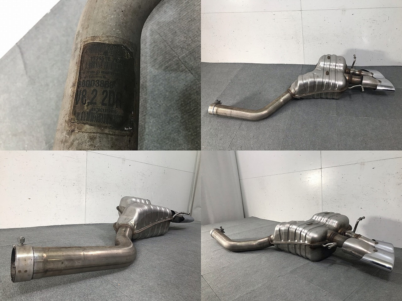 コンチネンタル GT/2016-/6000cc 純正 左右マフラー 3W0253611Q/3W0253611P ベントレー(111922)