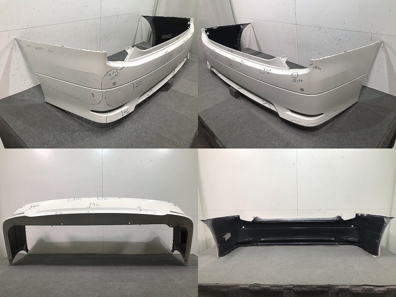 エルグランド ハイウェイスター E52/PE52/PNE52/TE52/TNE52 純正 リアバンパー 85022 1JB0H ホワイトパール カラーNo.QAB 日産(112021)