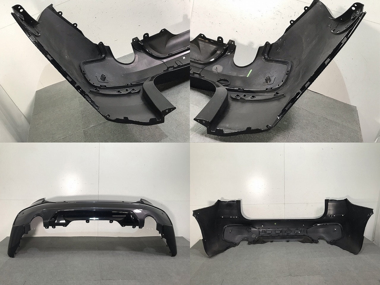 X1/F48/Mスポーツ 純正 リア バンパー ロアカバー ガンメタ 5112 8059877 ブラックサファイア カラーNo.475 ＢＭＷ (112133)