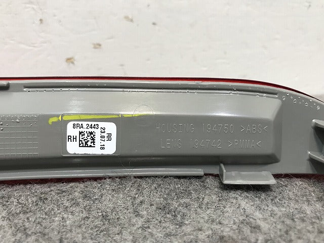 新品!X6/F16 純正 右リフレクター/反射板 HELLF 8 497 424-03 63147323186 ＢＭＷ (112211)