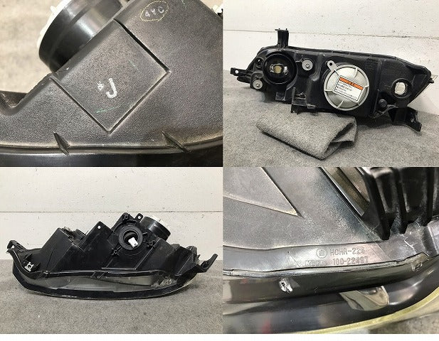オデッセイ/RB1/RB2 純正 右ヘッドライト/ランプ  レベライザー キセノン HID 刻印J KOITO 100-22497 ホンダ (112267)