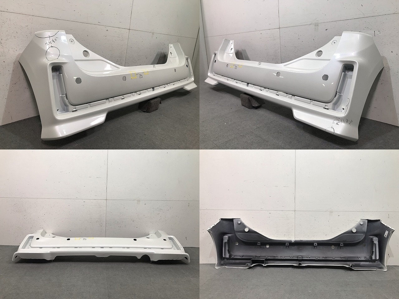 スペーシアカスタム MK53S 純正 リアバンパー 71811-79R5/79R6 ピュアホワイトパール カラーNo.ZVR スズキ(112608)