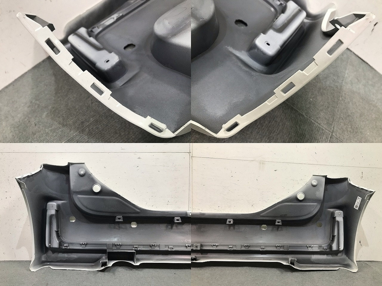 スペーシアカスタム MK53S 純正 リアバンパー 71811-79R5/79R6 ピュアホワイトパール カラーNo.ZVR スズキ(112608)
