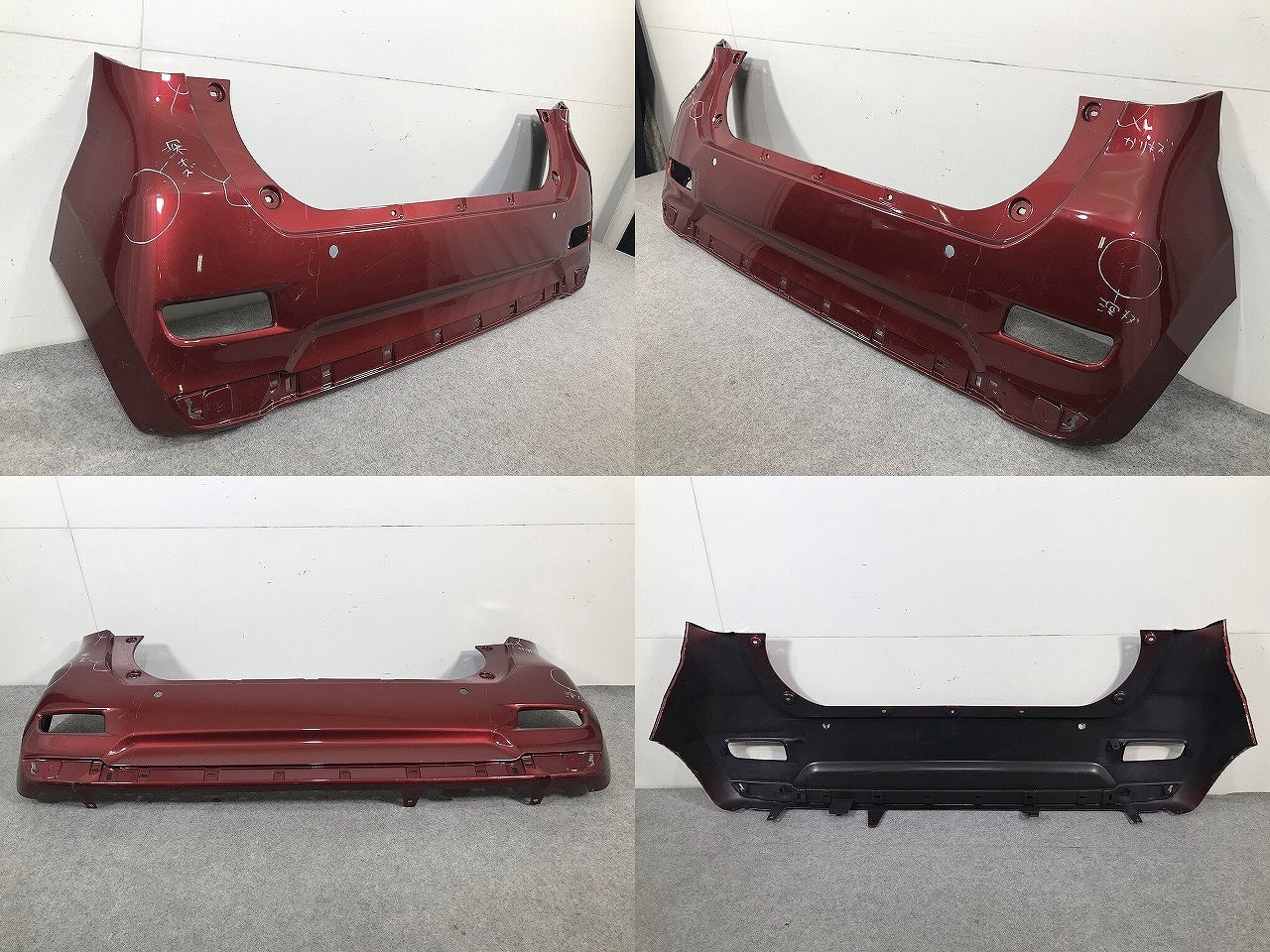 キャスト LA250/LA260 純正 リアバンパー 52159-B2A20/B2A10/B2A30 ファイアークォーツレッドメタリック カラーNo.R67 ダイハツ(112633)