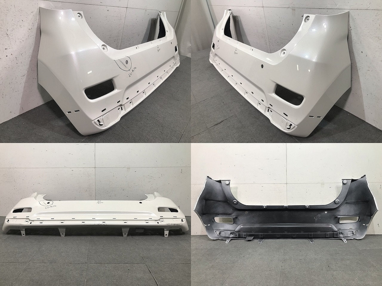 キャスト/ピクシスジョイ LA250S/LA260S/LA250A/L260A 純正 リアバンパー 52159-B2A20/B2A10/B2A30 パールホワイトⅢ カラーNo.W24(113035)