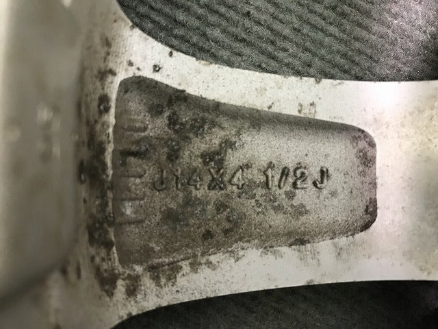 デイズ/eKワゴン B21W/B11W 純正 ホイールタイヤ 1本のみ 14ｘ4.5J/ET48/4穴 4H/PCD100/ハブ径56mm 日産(113164)