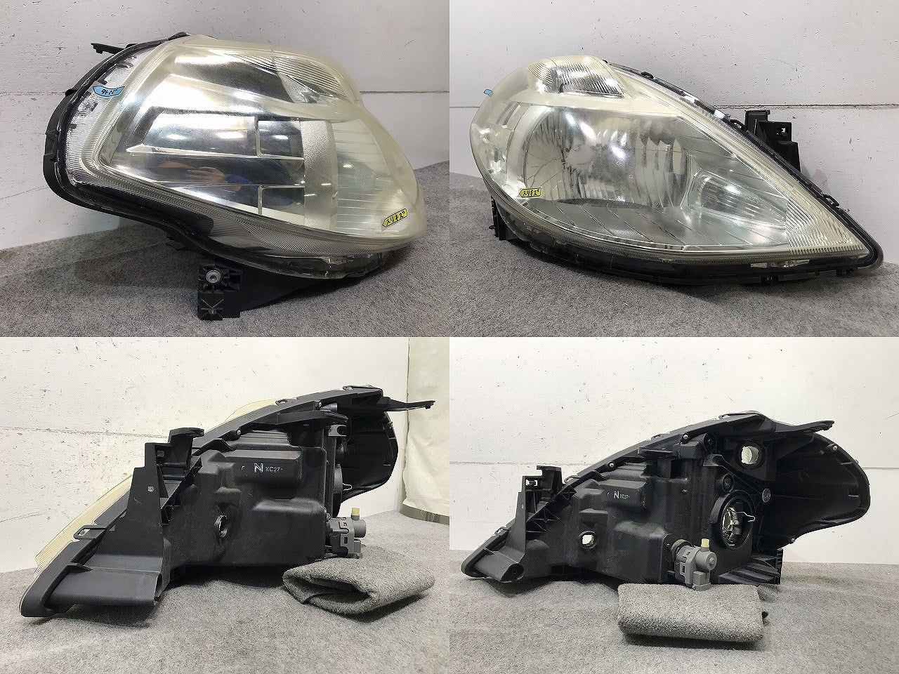 ティーダ C11/JC11/NC11 純正 右ヘッドライト/ランプ ハロゲン レベライザー 刻印N xc27 STANLEY P7779 日産(113220)