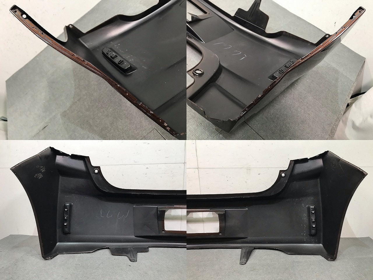 スペイド 140系/NSP140/NCP141/NCP145/NSP141 純正 リアバンパー 52159-52800 ダークブラウンマイカメタリック カラーNo.4U3(113289)