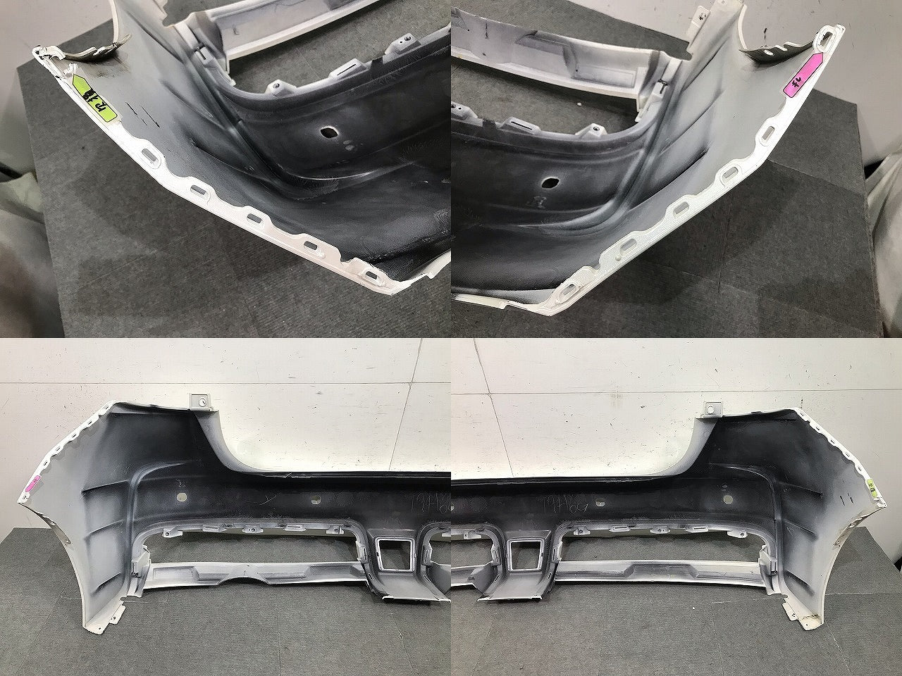ノート/NISMO/ニスモ /E12/HE12/NE12/E12改 純正 後期 フロント バンパー 85022 8A47*/49* ブリリアントホワイトパール QAB 日産(113536)