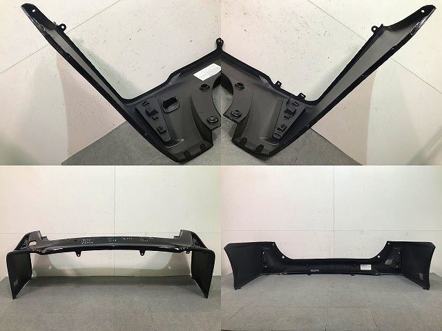 ヴォクシー/ノア VOXY 80系/ZRR80W/ZRR85W 純正 リア バンパー Rバンパー 52159-28630/28720 ブラック 202 トヨタ(113581)