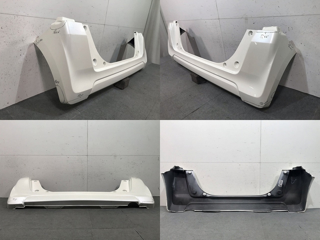 N-BOX/NBOX/Nボックス JF1/JF2 純正 リアバンパー 71501-TY0-0000 プレミアムホワイトパール カラーNo.NH624P ホンダ(113837)