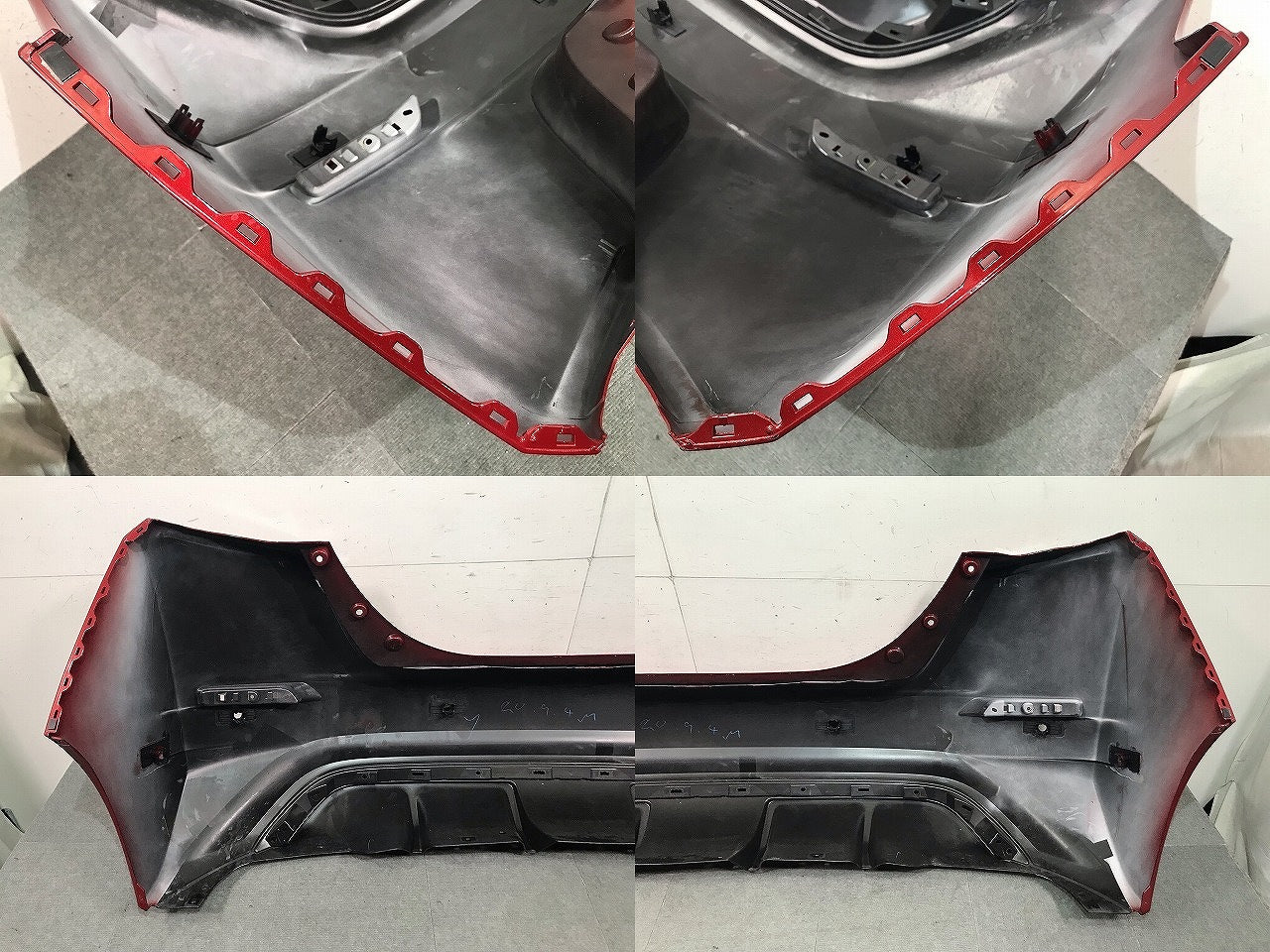 リーフ ZE1 純正 リアバンパー 85022 5SK0H ラディアント レッドパールメタリック カラーNo.NAH 日産(113937)