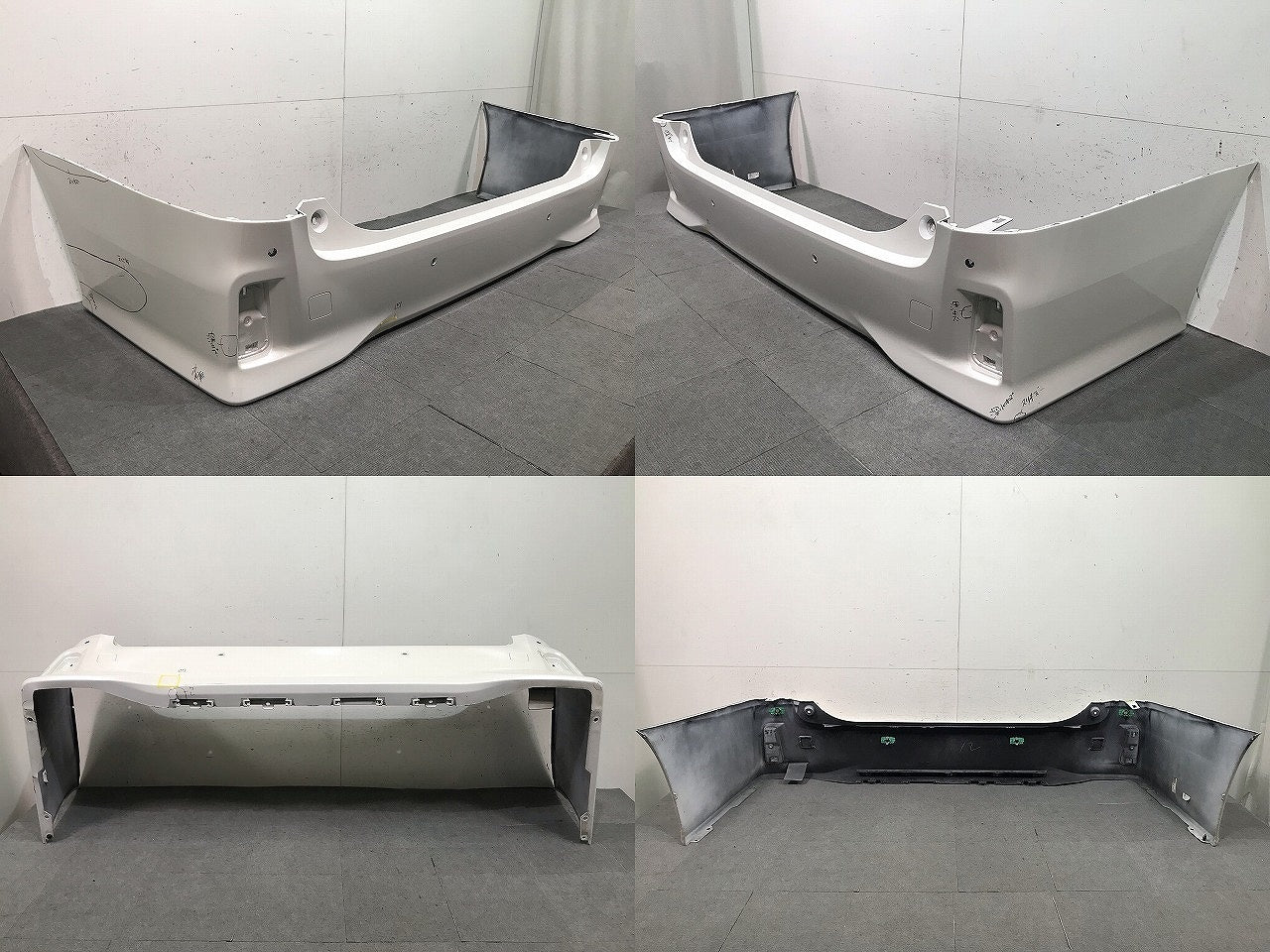 ヴェルファイア/Z アルファード/S 30系/AGH30W/AGH35W/GGH30W/GGH35W/AYH30W 純正 リア バンパー 52159-58190 ホワイトパール 070(113992)