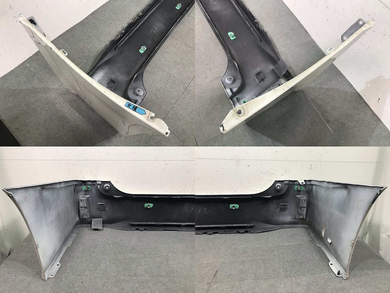 ヴェルファイア/Z アルファード/S 30系/AGH30W/AGH35W/GGH30W/GGH35W/AYH30W 純正 リア バンパー 52159-58190 ホワイトパール 070(113992)