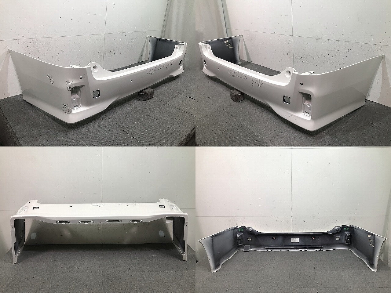 ヴェルファイア/Z/アルファード/S 30系/AGH30W/AGH35W/GGH30W/GGH35W/AYH30W 純正 リアバンパー 52159-58190 ホワイトパール(114122)