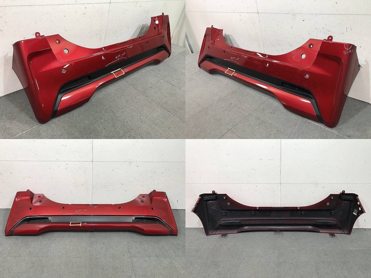 ルークス ハイウェイスター B44A/B45A/B47A/B48A 純正 リアバンパー 85022 7NA-0 スパークリングレッドメタリック カラーNo.NBR(114196)