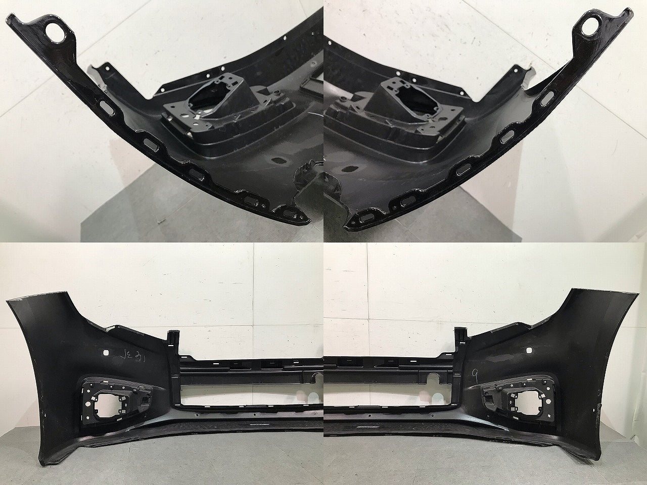 エルグランド/ハイウェイスター H/S E52/PE52/PNE52/TE52/TNE52 純正 中期/後期 フロント バンパー 62022 3GP0H ブラック メタリック 日産(114215)