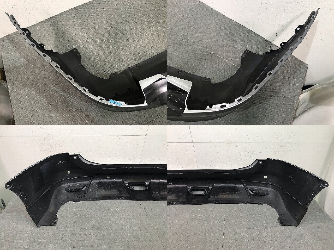 X-TRAIL/エクストレイル T32/NT32/HT32/HNT32 純正 前期 リアバンパー 85022 4CE0H ダークメタルグレーメタリック カラーNo.KAD(114234)