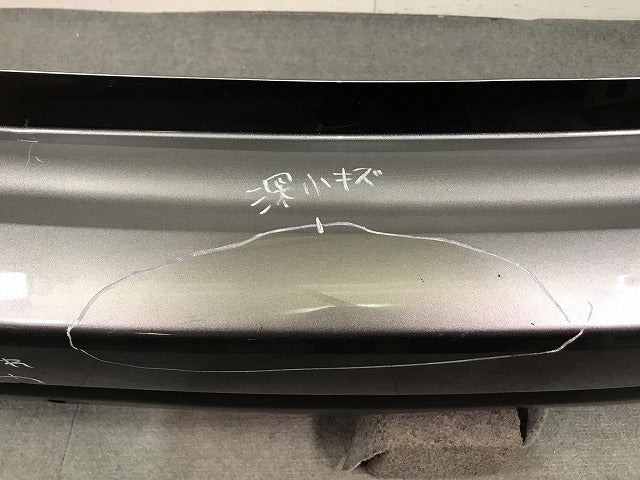 X-TRAIL/エクストレイル T32/NT32/HT32/HNT32 純正 前期 リアバンパー 85022 4CE0H ダークメタルグレーメタリック カラーNo.KAD(114234)
