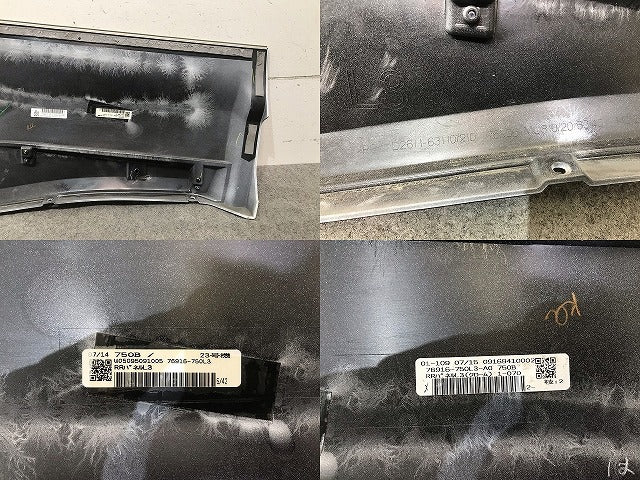 ハリアー 80系/S/G/MXUA80/MXUA85/AXUH80/AXUH85 純正 左 リア ドア サイドパネル モデリスタ D2611-63110/210/76906-MU810/20/30(114396)