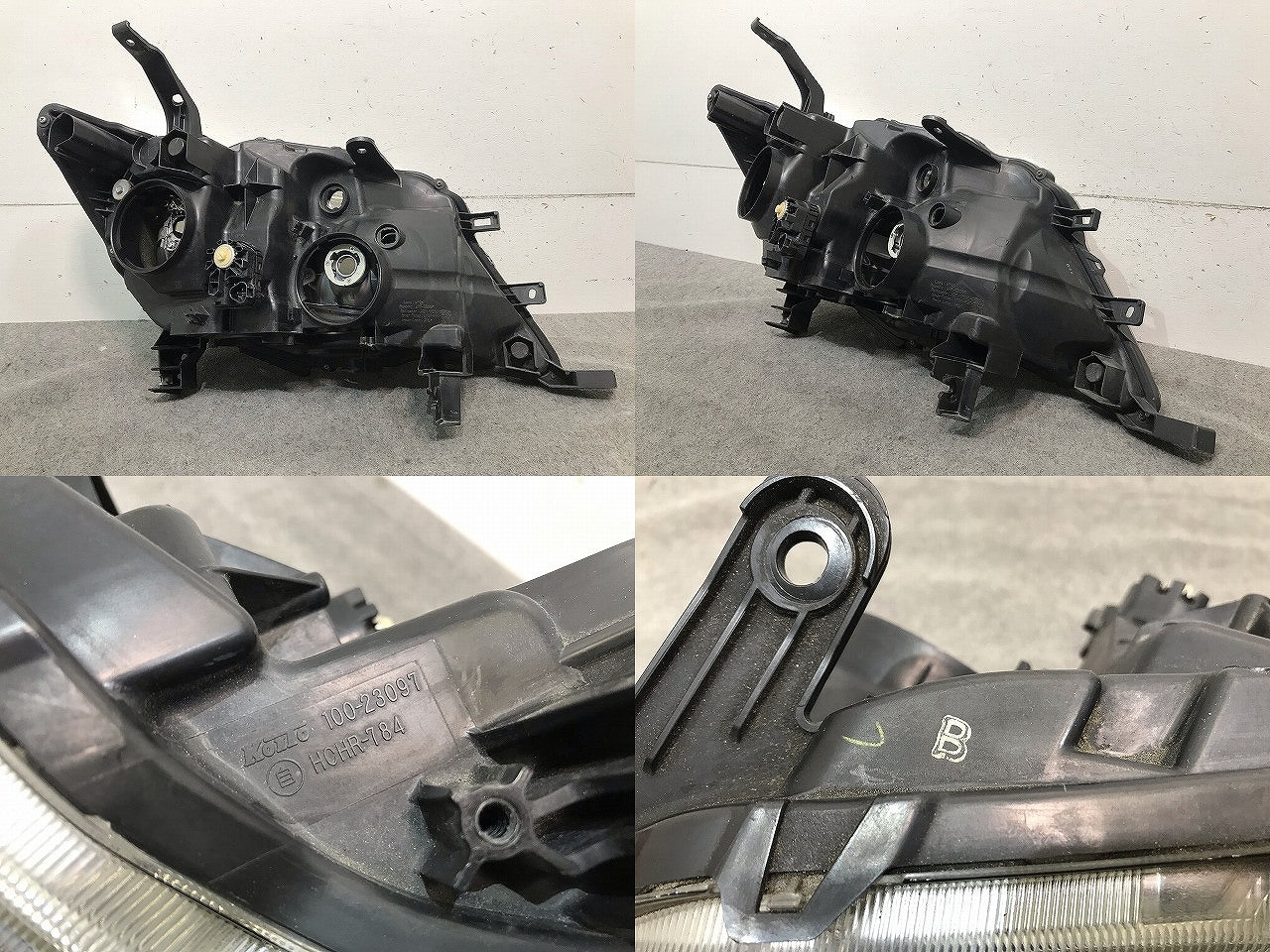 セレナ ハイウェイスター S/X/G C26/FPC26/NC26/FNPC26/HC26/HFC26/FNC26 純正 前期 左ヘッドライト ハロゲン 刻印B 100-23097(114406)
