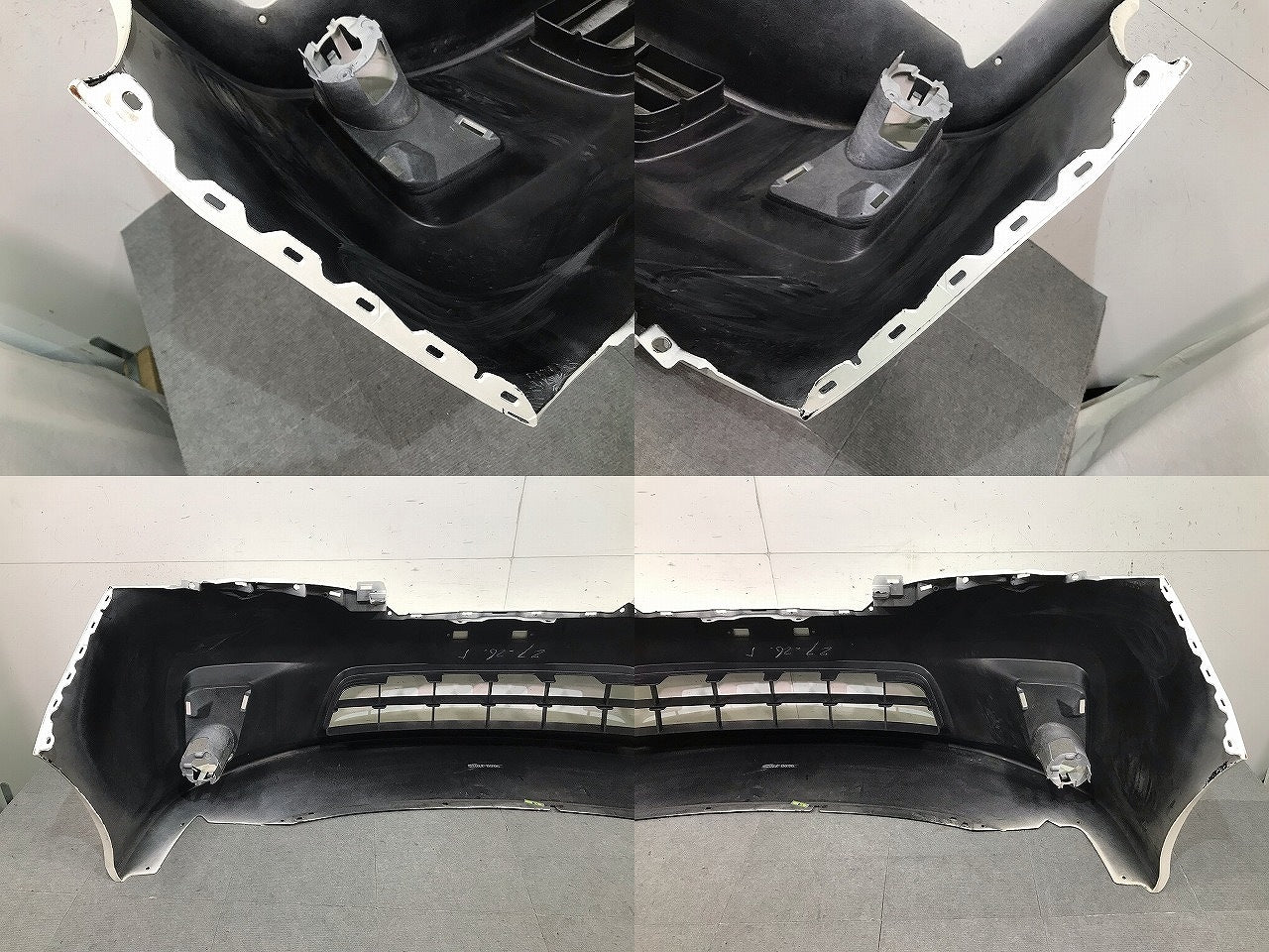 セレナ ハイウェイスター C26/FPC26/NC26/FNPC26/HC26/HFC26 純正 前期 フロントバンパー 62022-1VF0H ホワイトパール No.QAB(114453)