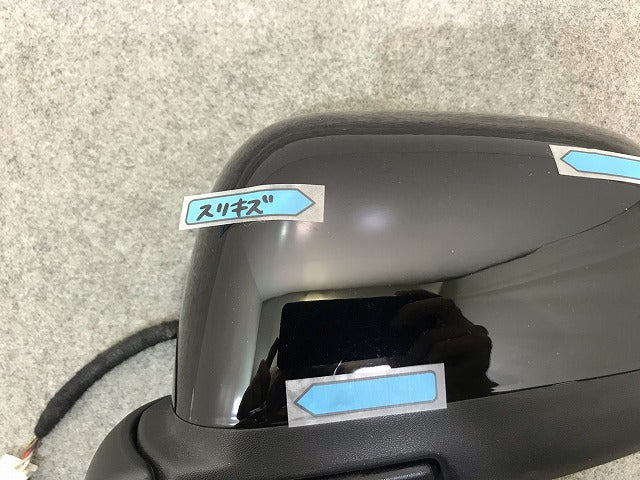 ノート E12/HE12/NE12/SNE12 純正 前期 左ドアミラー 5線 2037 5001 スーパーブラック カラーNo.KH3 日産(114499)