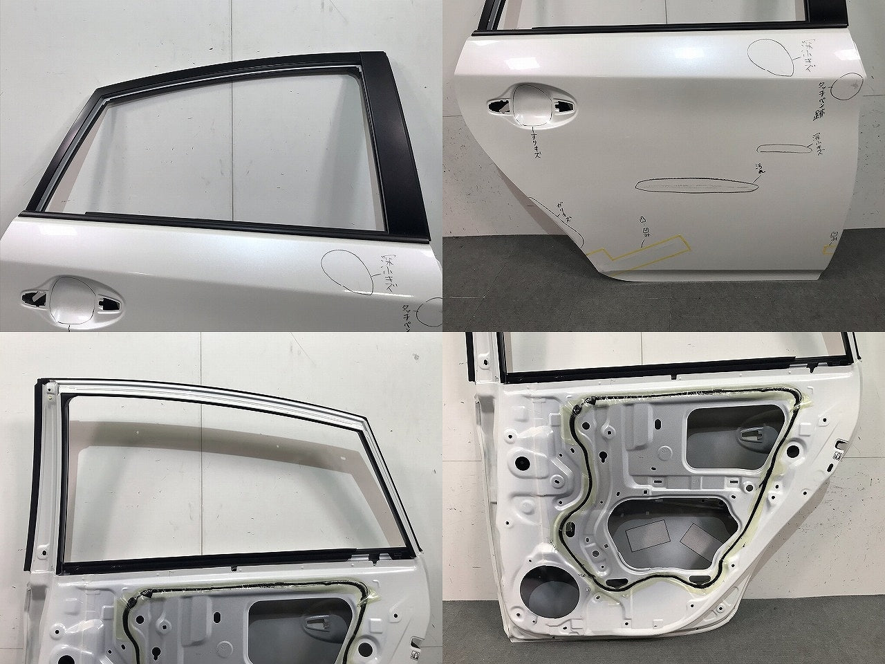 プリウス ZVW30 純正 右リアドア ホワイトパールクリスタルシャイン カラーNo.070 トヨタ(114647)