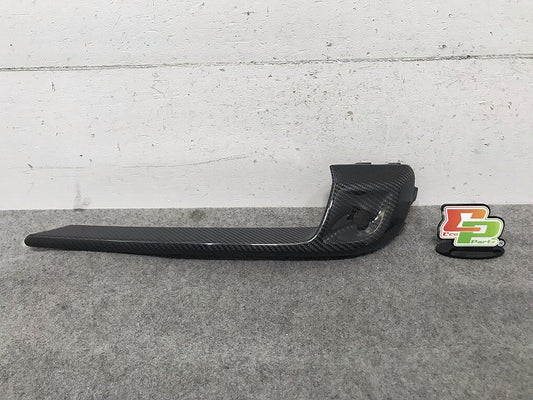新品! カイエン 959 2018- 純正 右フロントバンパー ロア グリル トリム モール 9Y0807824B 9Y0 807 824 B 03G カーボン調 (114709)