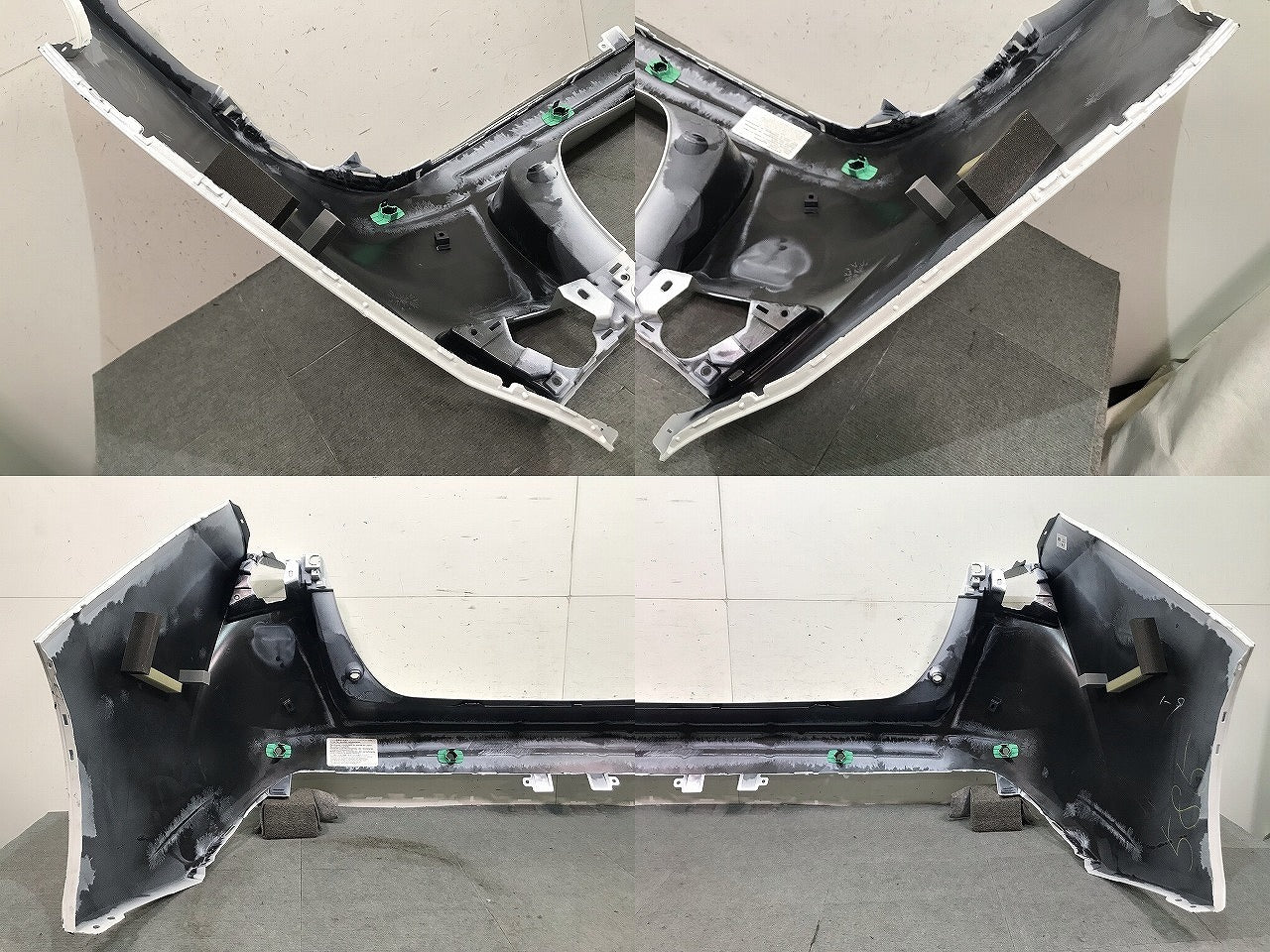 プリウス ZVW50/ZVW51/ZVW55 純正 後期 リアバンパー プラチナホワイトパールマイカ カラーNo.089 トヨタ(114771)