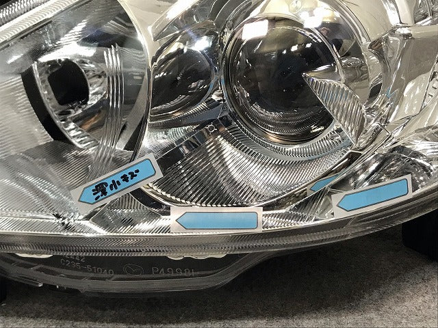 プレマシー CREW/CR3W 純正 前期 左ヘッドライト/ランプ キセノン HID レベライザー STANLEY P5104L マツダ (114820)