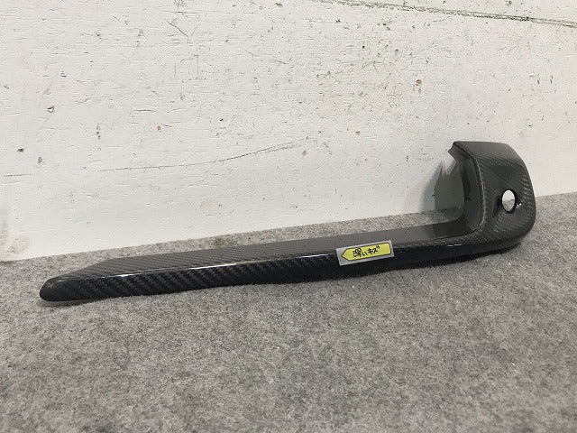新品! カイエン 959 2018- 純正 右フロントバンパー ロア グリル トリム モール 9Y0807824B 9Y0 807 824 B 03G カーボン調 (114844)