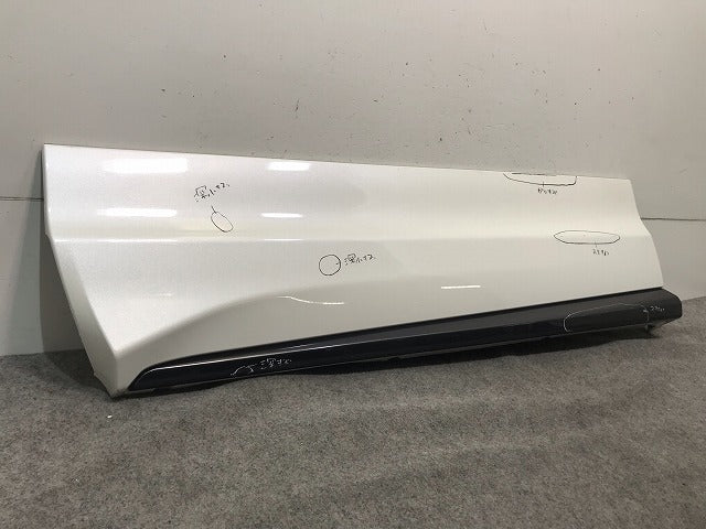 ハリアー 80系/MXUA80/MXUA85/AXUH80 純正 左 フロント サイドパネル モデリスタ D2611-63110/210/76906-MU810/20 ホワイトパール(114847)