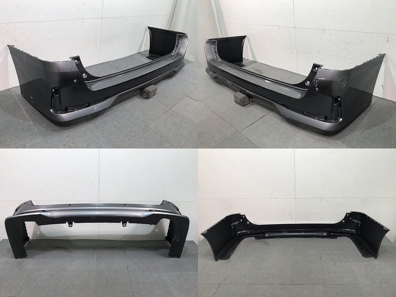 セレナ ハイウェイスター C27/GC27/GFC27/GNC27/GFNC27 純正 後期 リアバンパー 85022 5TT6H ダークメタルグレーM カラーNo.KAD(115002)