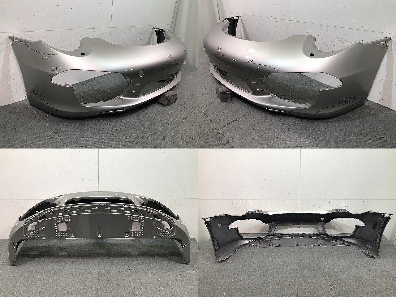 911 ポルシェ/PORSCHE カレラ/911 純正 フロントバンパー 991 505 311 00-07 FFF/991505311 シルバー ポルシェ (115302)