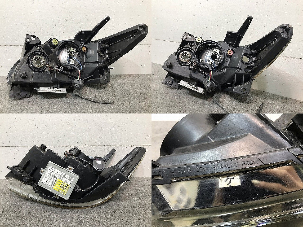 MPV LWEW/LWFW/LW3W/LW5W 純正 後期 右ヘッドライト/ランプ キセノン HID バラスト 刻印ケ STANLEY P3811 マツダ (115413)
