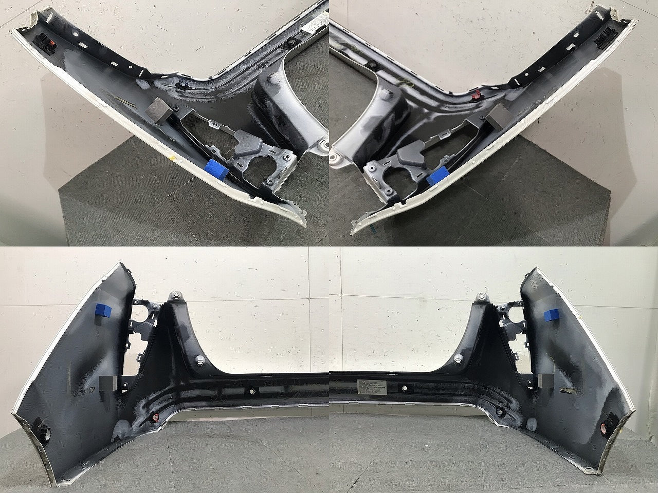 プリウス ZVW50/ZVW51/ZVW55 純正 前期 リアバンパー 52159-47110/30 ホワイトパールクリスタルシャイン カラーNo.070 トヨタ (115436)