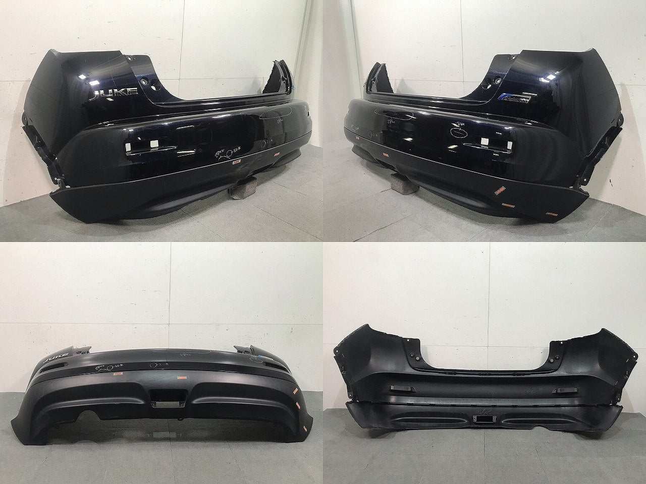 ジューク F15/NF15/YF15 純正 前期 リアバンパー 85022 1KA4H サファイアブラック カラーNo.B20 日産 (115460)