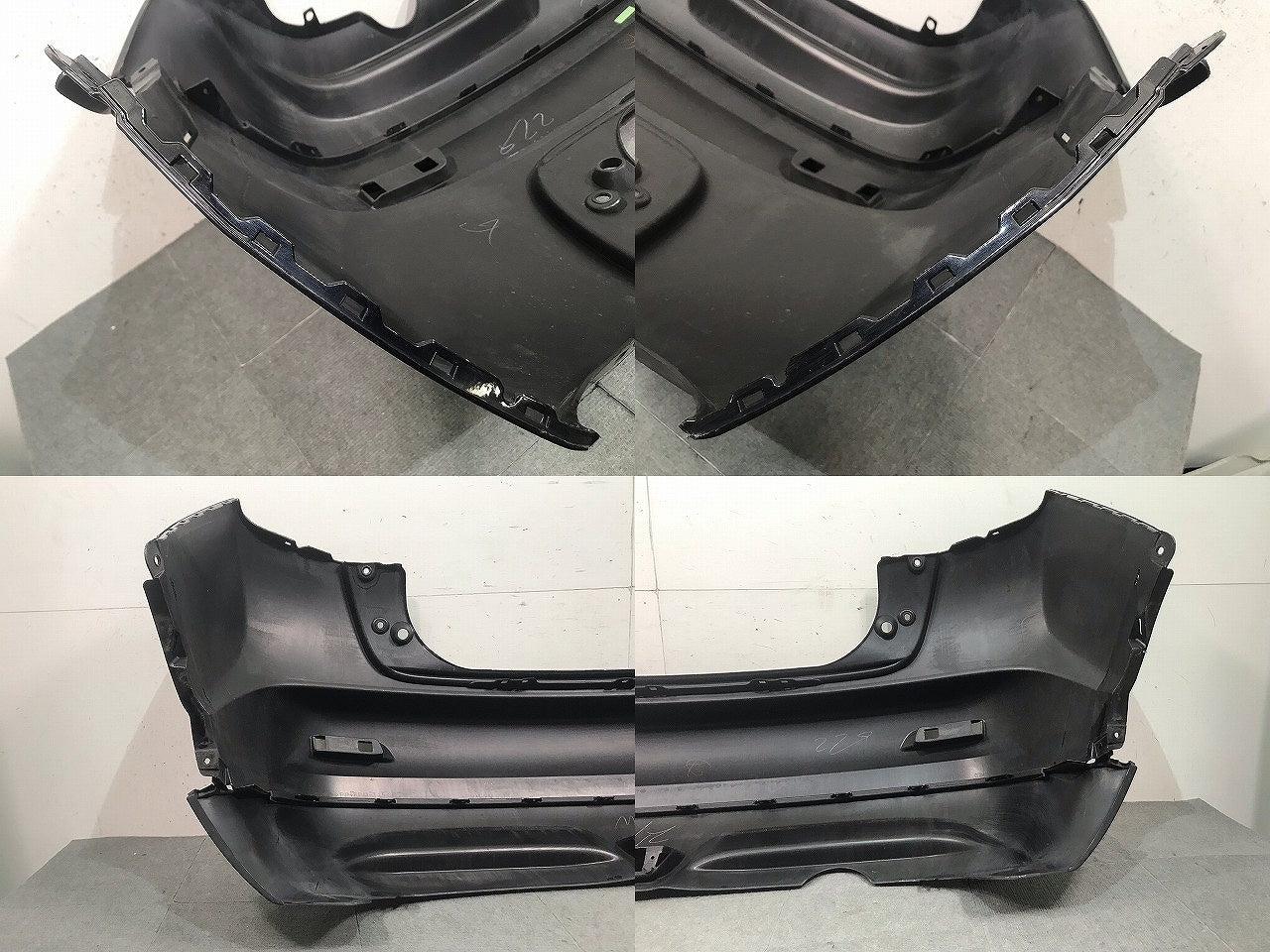 ジューク F15/NF15/YF15 純正 前期 リアバンパー 85022 1KA4H サファイアブラック カラーNo.B20 日産 (115460)