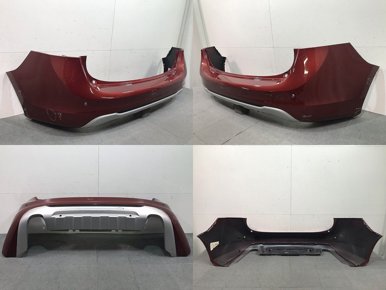 V60 FB/FD系 純正 リアバンパー 32165263 フラメンコレッドメタリック カラーNo.702 ボルボ (115461)