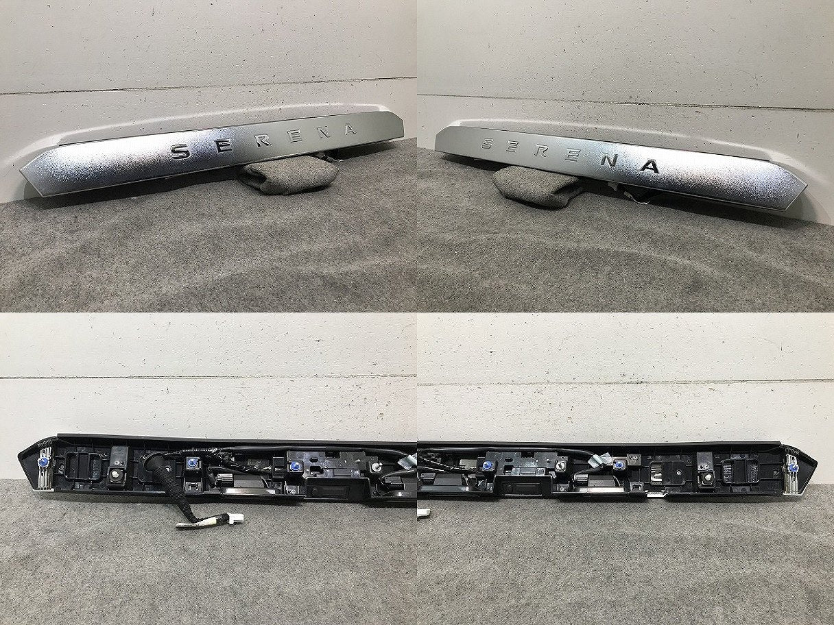セレナ C27/GC27/GFC27/GNC27/GFNC27 純正 前期 リアガーニッシュ フィニッシャー 90810 5T※5A 90810-5TD5D メッキ 日産 (115474)