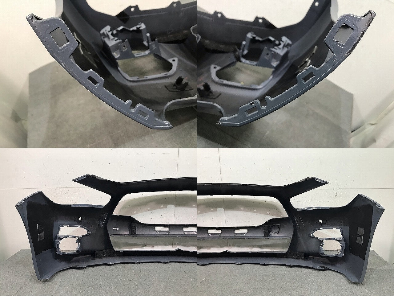 スカイライン V37/YV37/HV37/HNV37/400R 純正 後期 フロントバンパー 62022 6HL0H スレートグレー カラーNo.KBZ 日産 (115524)