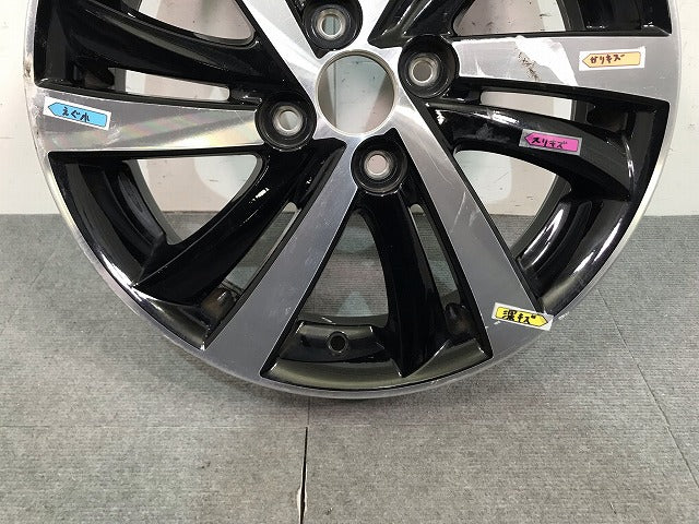 キャスト/スポーツ 2015-2016 LA250/LA260 純正 ホイール 1本 16ｘ4.5J/ET45/4穴 4H/PCD100/ハブ径54mm/42611-B2870 ダイハツ(115604