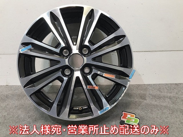 タント カスタム LA600S/LA610S 純正 ホイール 1本のみ 15ｘ4.5J/ET45/4穴 4H/PCD100/ハブ径56mm ダイハツ (115638)