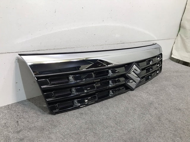スペーシアカスタム MK53S 純正 フロントグリル/ラジエターグリル/ラジエーターグリル 72111-79R5 ブラック スズキ (115653)
