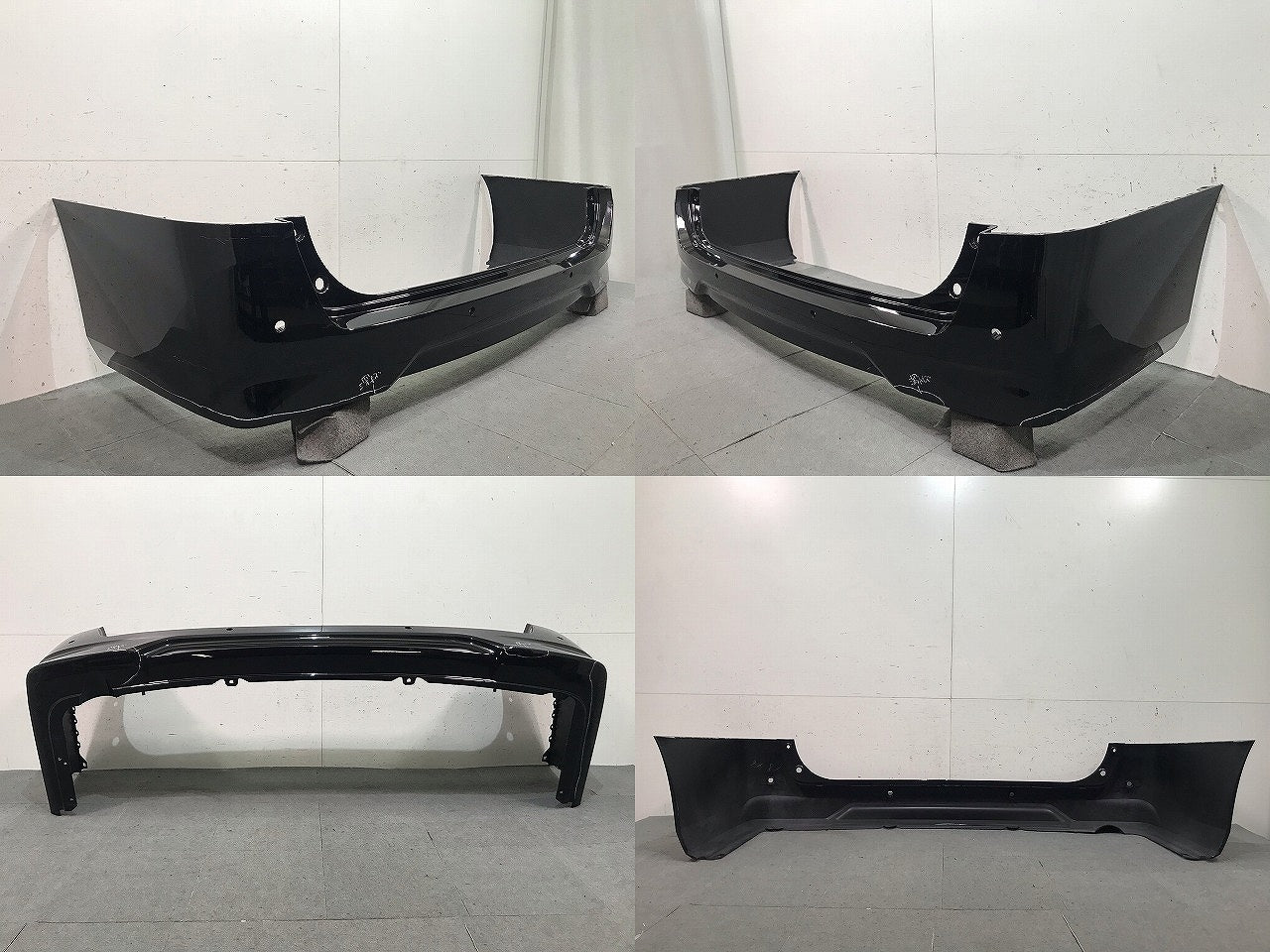 セレナ ハイウェイスター S/X/G C27/GC27/GFC27/GNC27/GFNC27 純正 後期 リアバンパー 85022 5TT0H ダイヤモンドブラック No.G41 (115763)